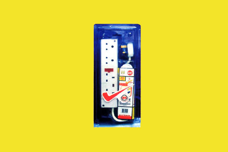 2*3A+2*5A FUSED EXTENSION SOCKET OUTLET WITU NEON